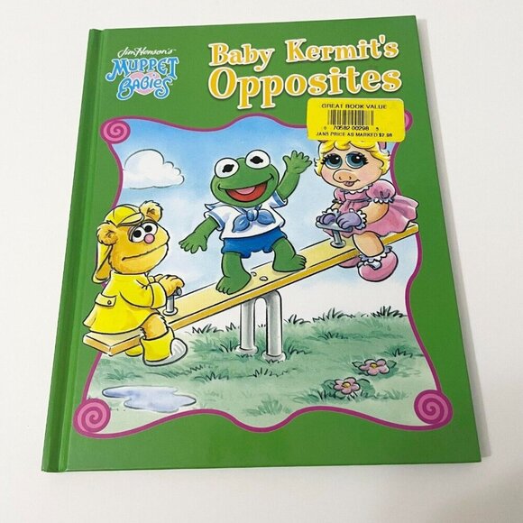 2004 Muppet Babies Baby Kermits Opposites Jim Henson Book - Picture 1 of 16